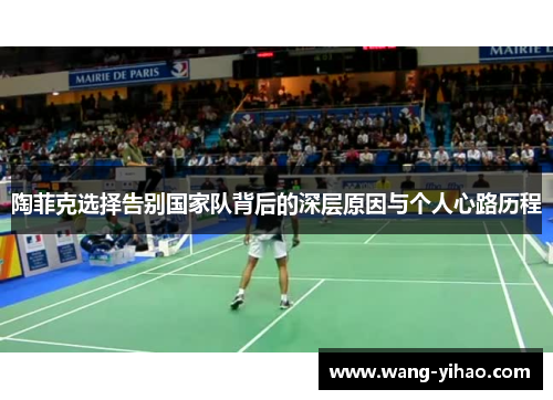 陶菲克选择告别国家队背后的深层原因与个人心路历程